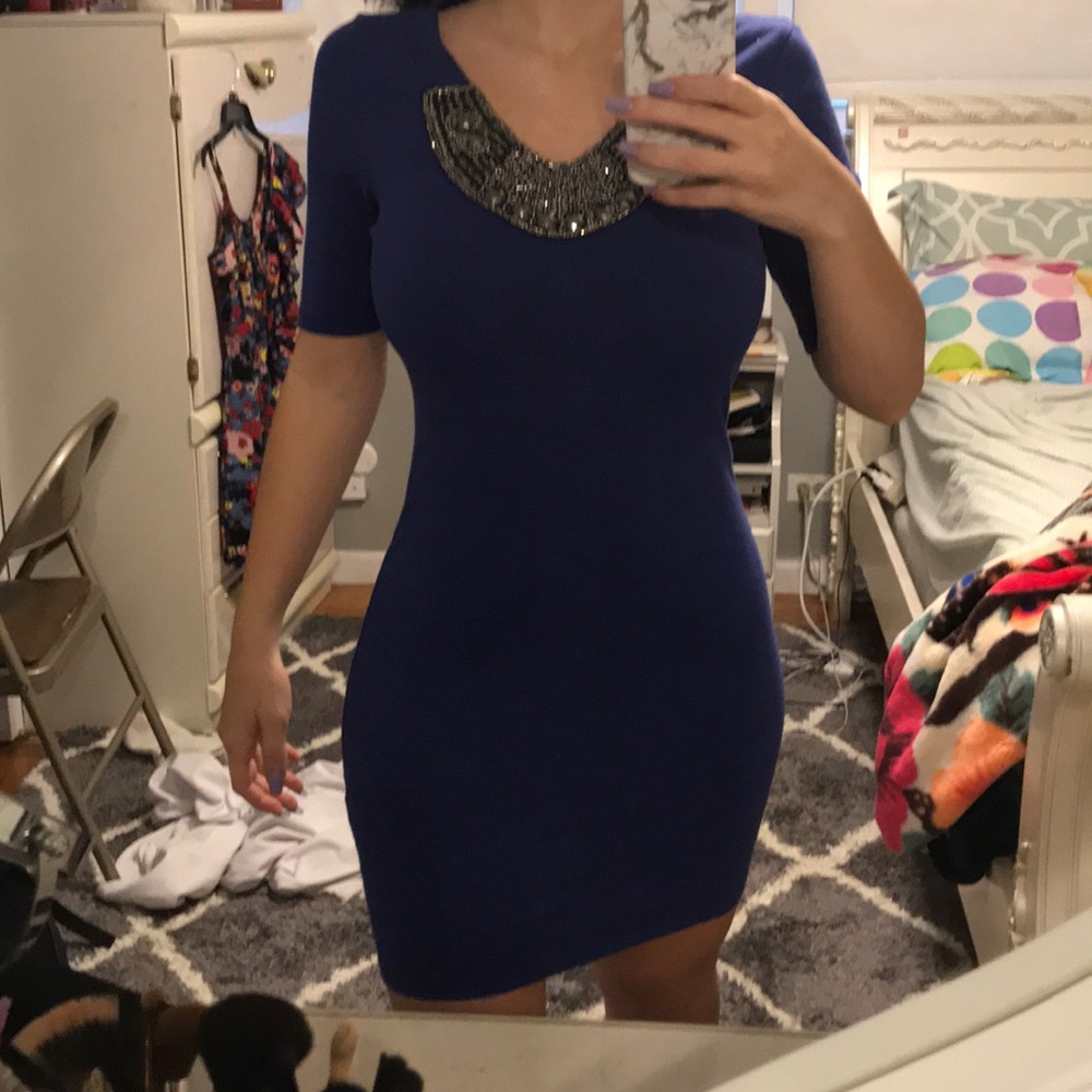 Blue dress